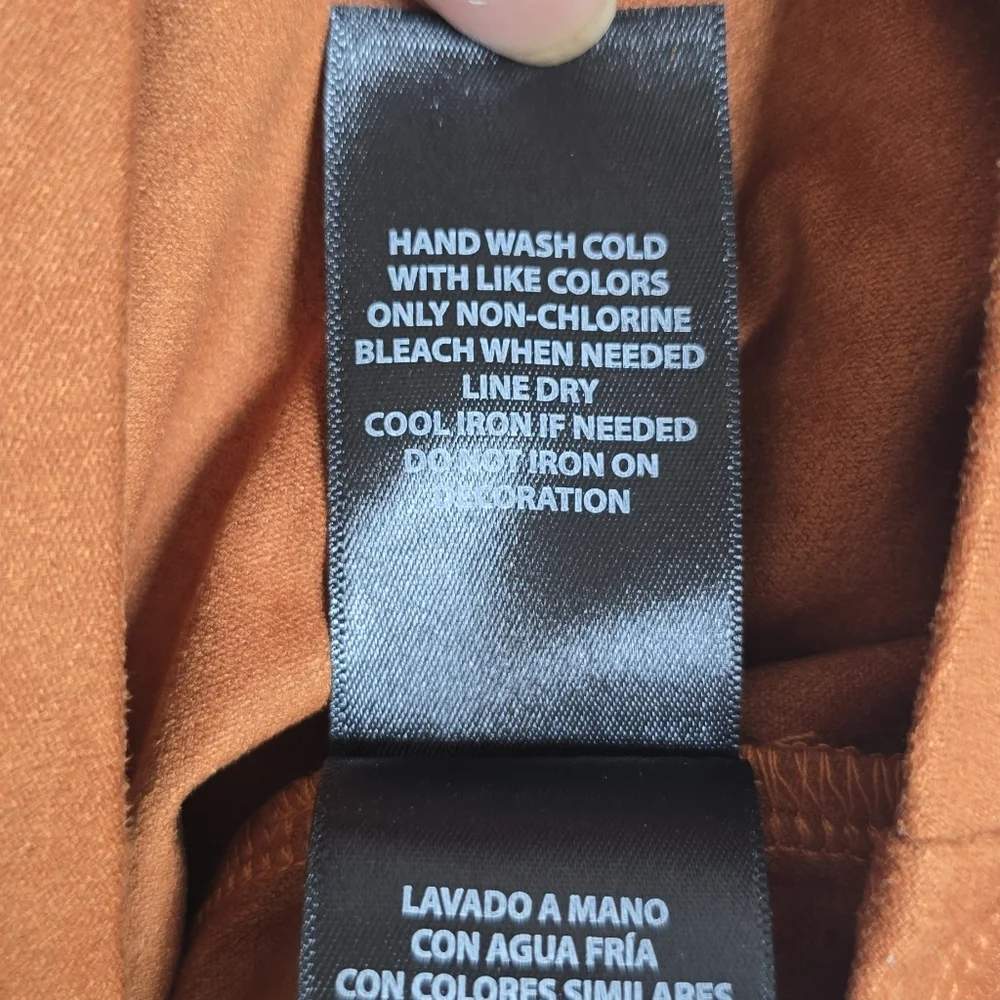 Idyllwind Garland Hippie Studded Fringe Faux Suede Sleeveless Mini Dress Sz.M - Picture 16 of 16